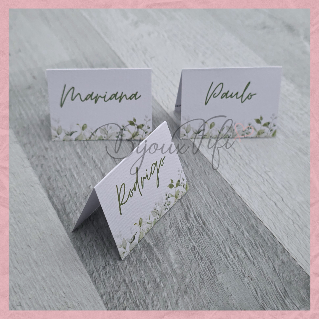 Marcador de Mesa Individual "Greenery"