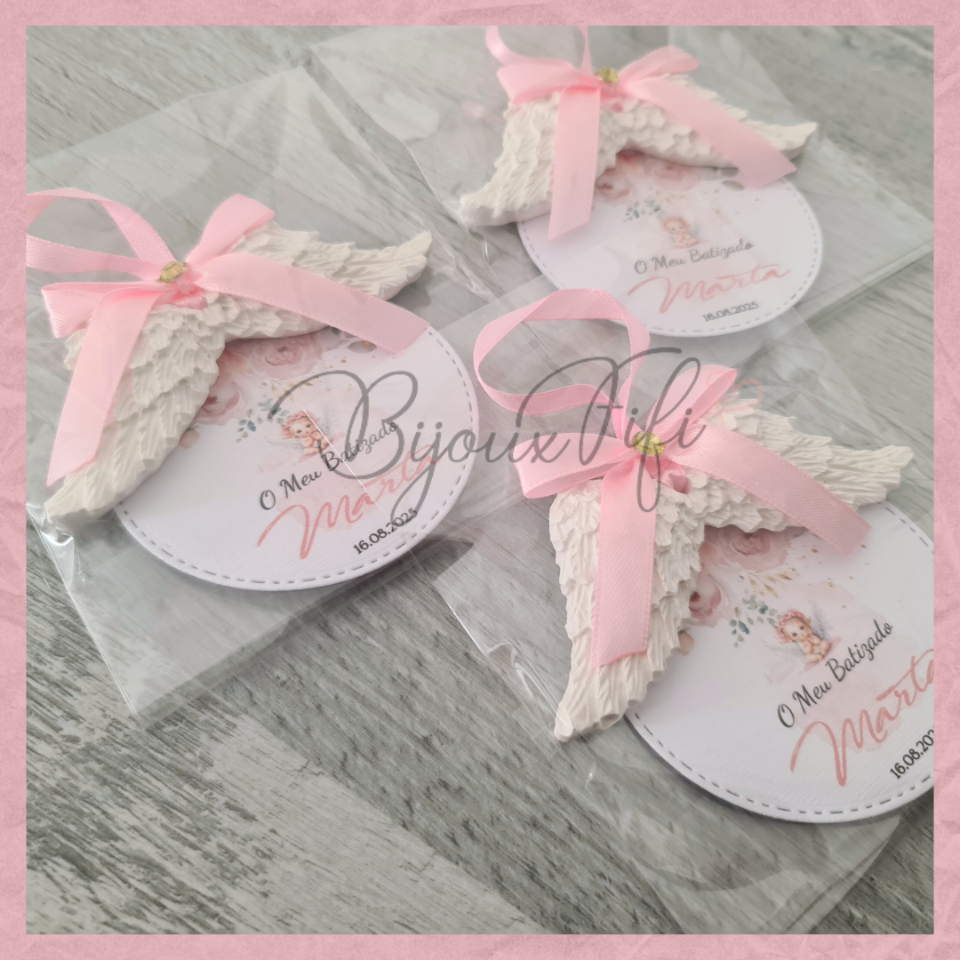 Asas Gesso Perfumado "Cute Angel" Rose