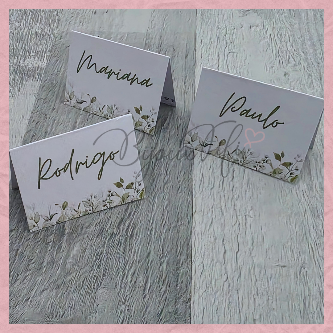 Marcador de Mesa Individual "Greenery"