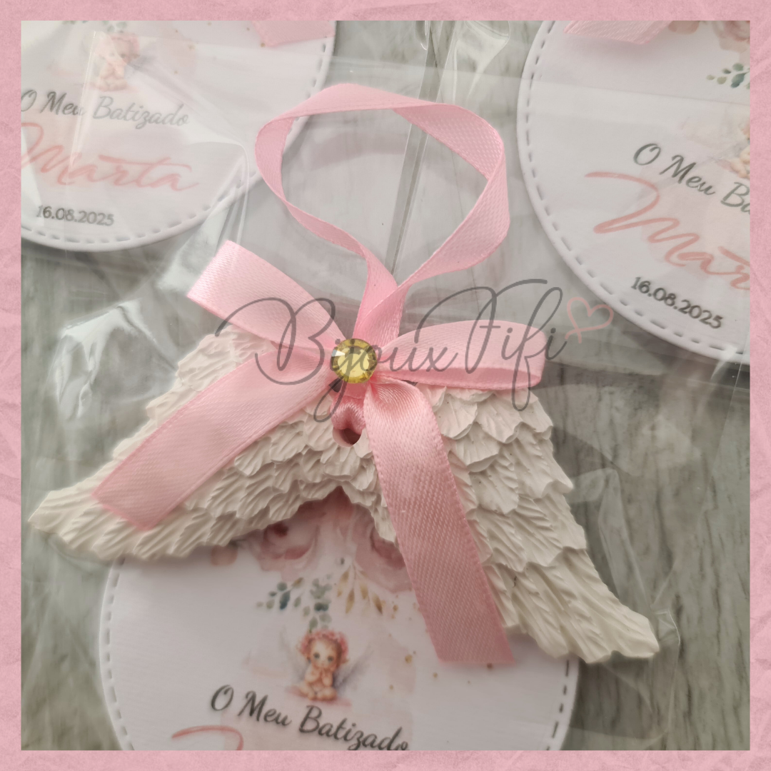 Asas Gesso Perfumado "Cute Angel" Rose