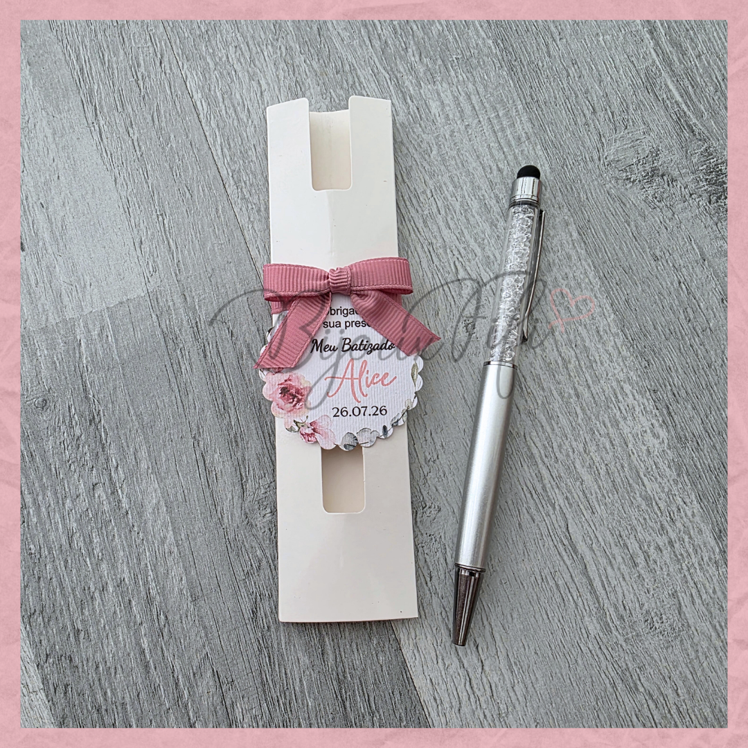 Caneta com Bolsa "Old Rose"