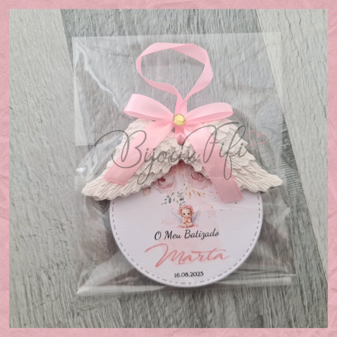 Asas Gesso Perfumado "Cute Angel" Rose