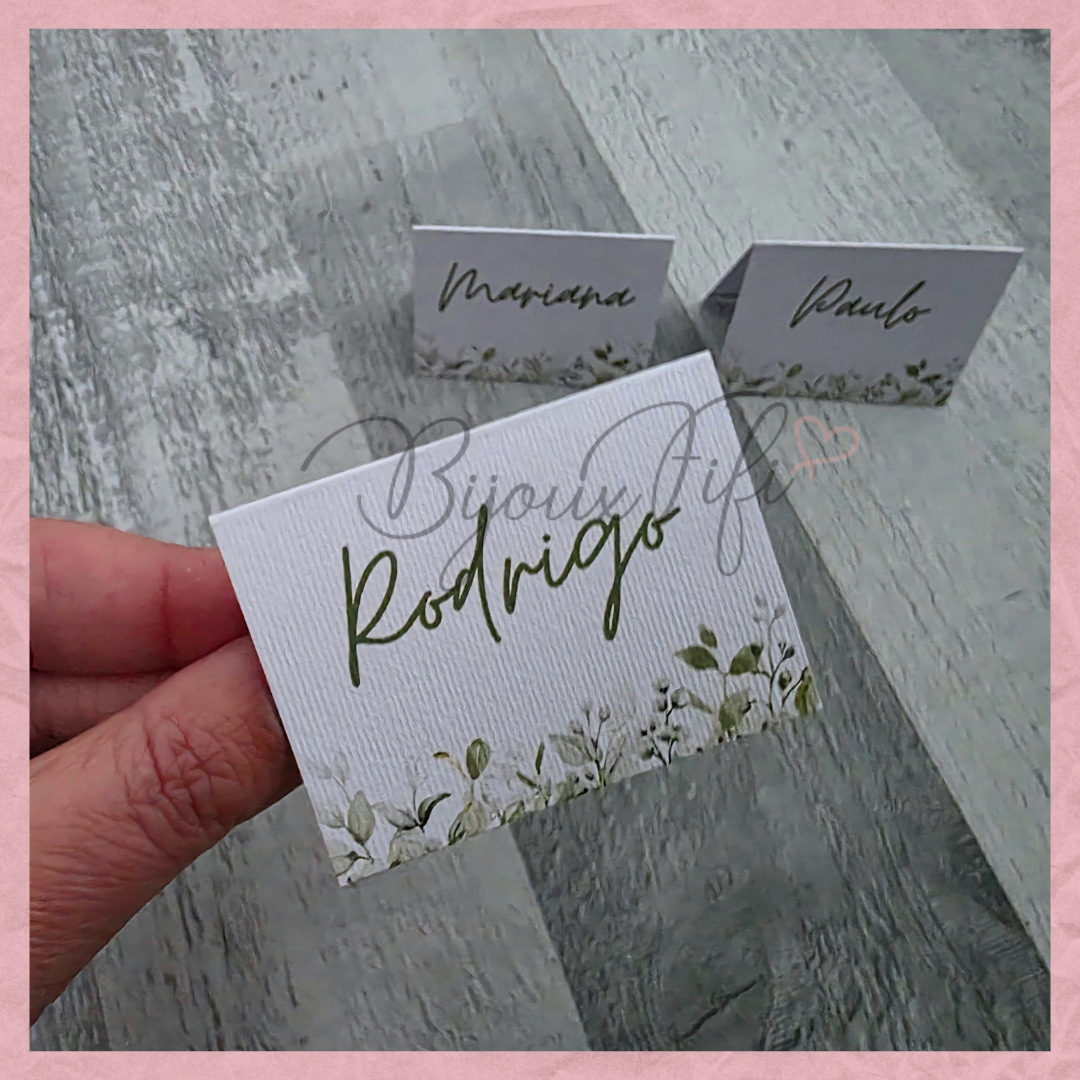 Marcador de Mesa Individual "Greenery"