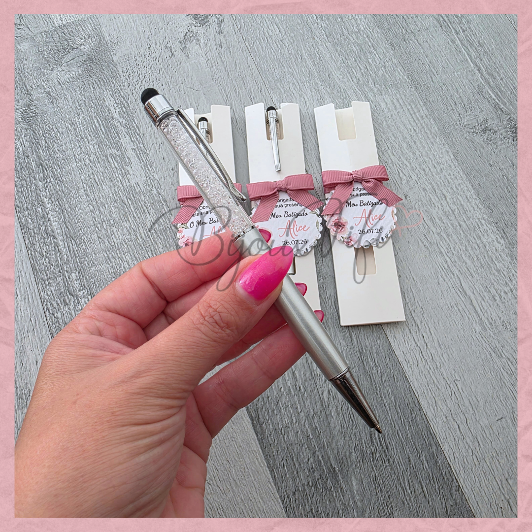 Caneta com Bolsa "Old Rose"