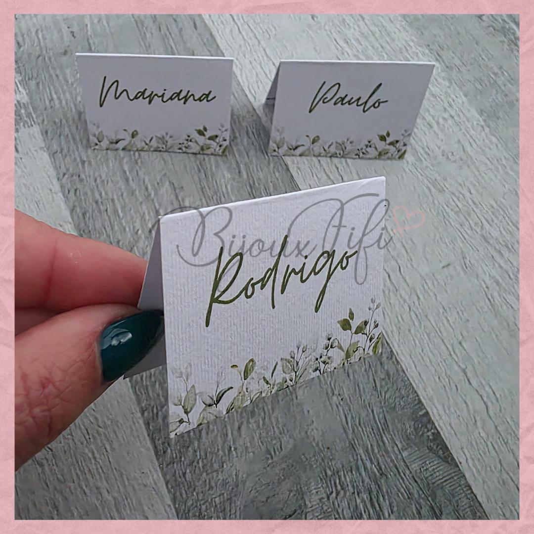 Marcador de Mesa Individual "Greenery"