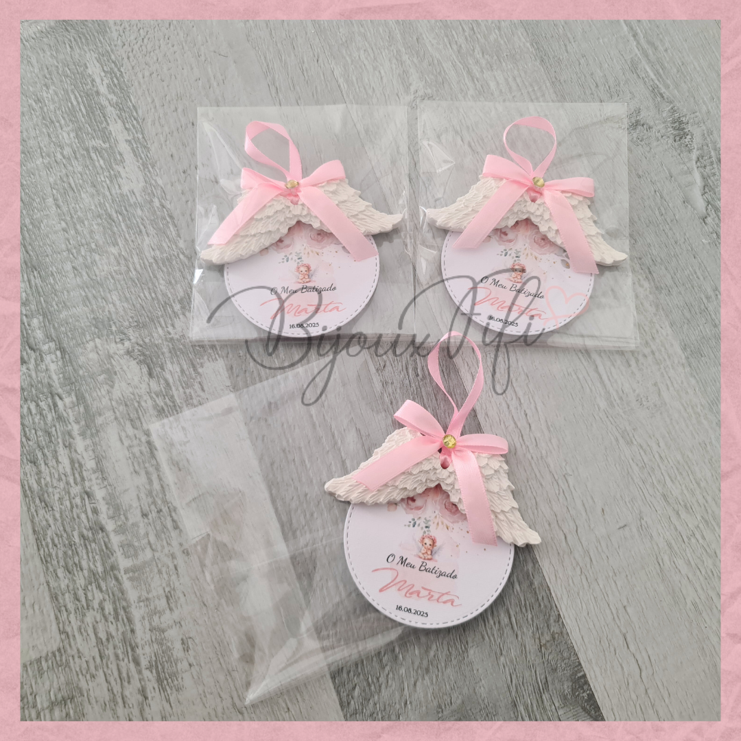 Asas Gesso Perfumado "Cute Angel" Rose