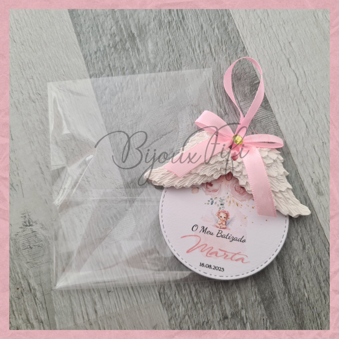 Asas Gesso Perfumado "Cute Angel" Rose