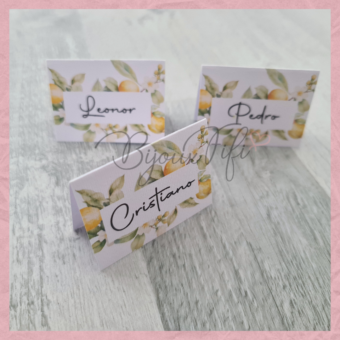 Marcador de Mesa Individual △ "Lemon" MB063