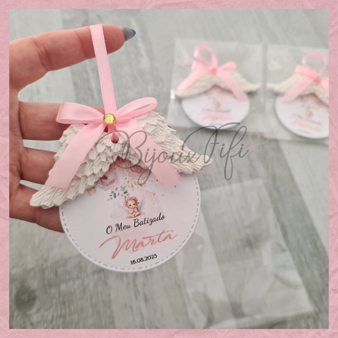 Asas Gesso Perfumado "Cute Angel" Rose