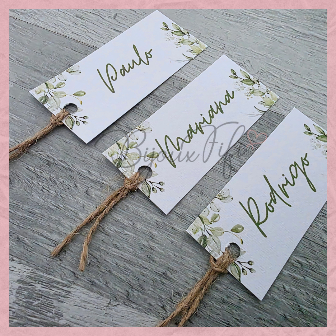 Marcador de Mesa Individual "Greenery II"