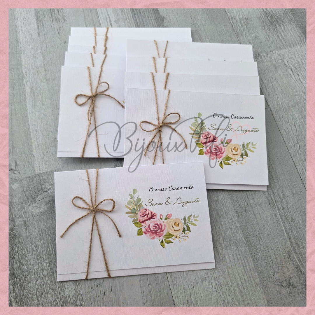 Convite Wedding "MB014"