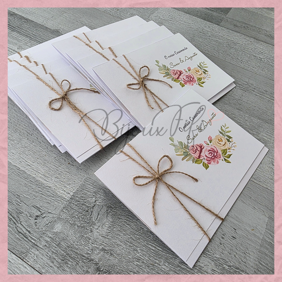 Convite Wedding "MB014"