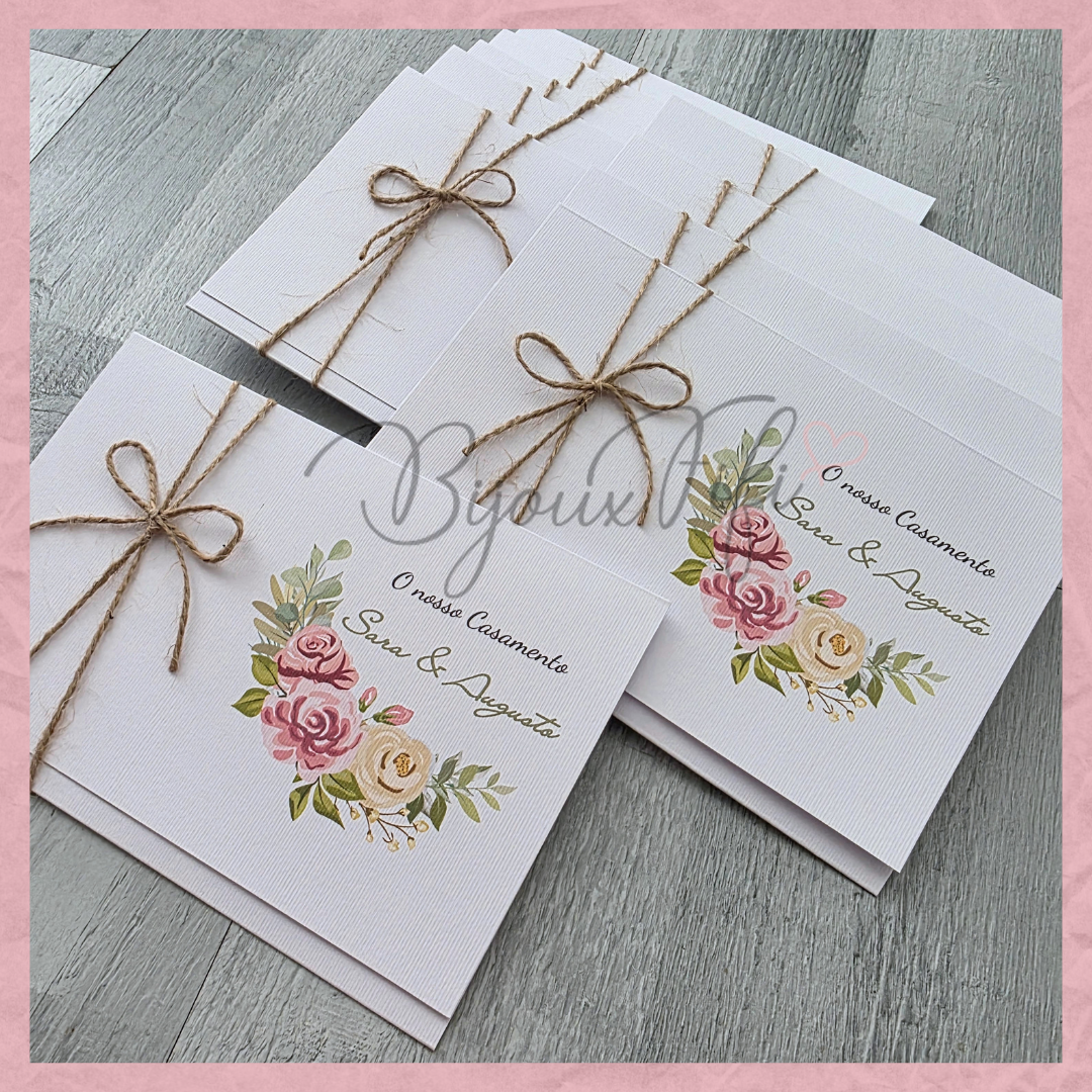Convite Wedding "MB014"