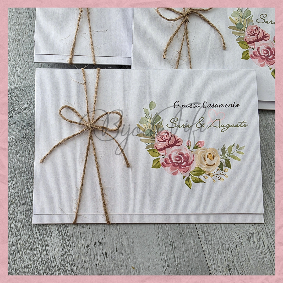 Convite Wedding "MB014"