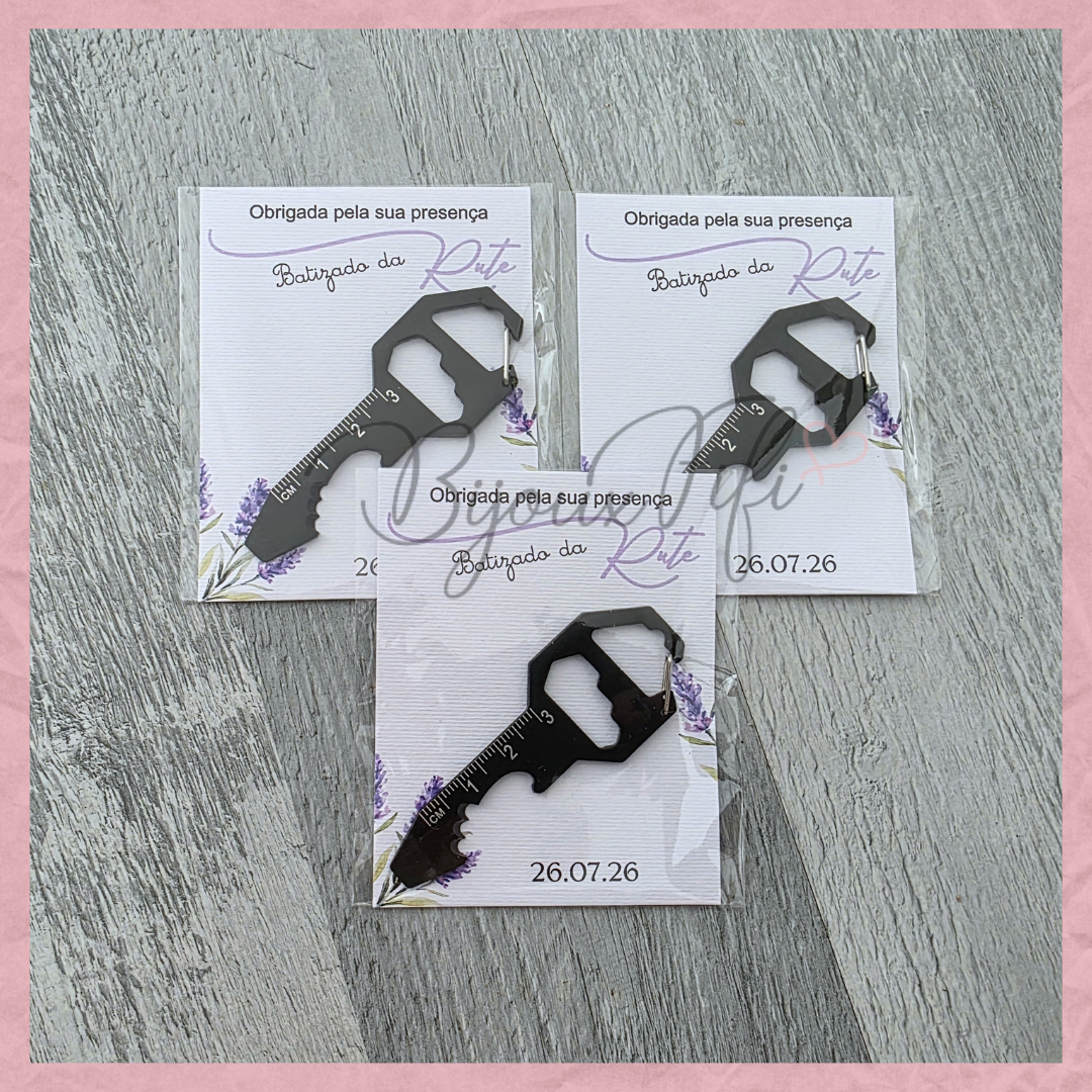 Porta-chaves ferramenta 6 funções "Lavanda"