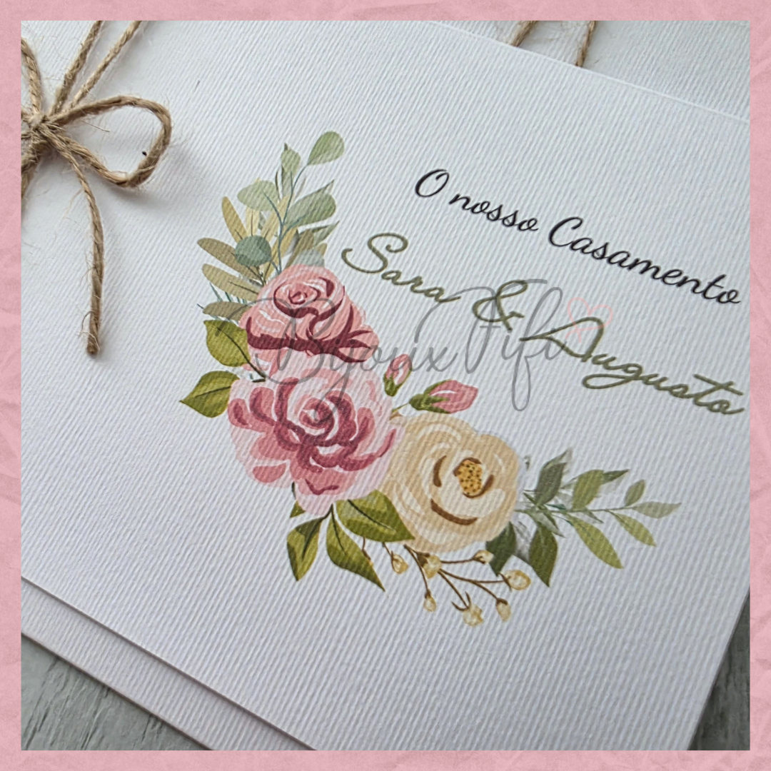 Convite Wedding "MB014"