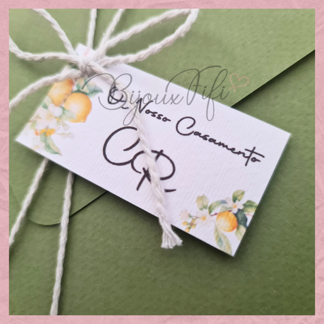 Convite Wedding "Lemon" MB063