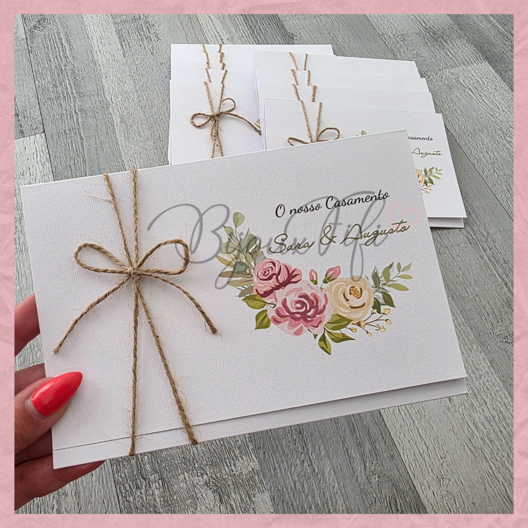 Convite Wedding "MB014"