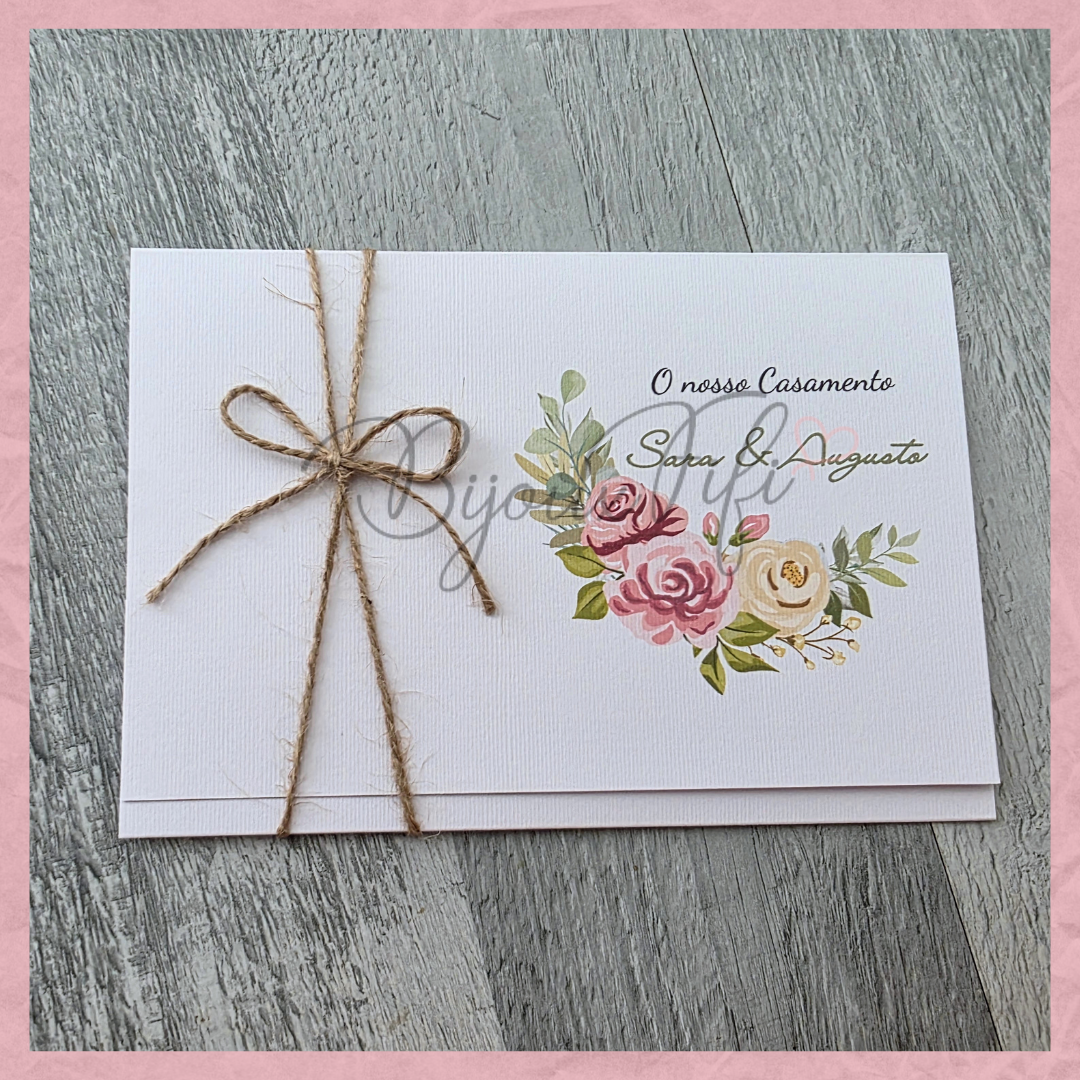 Convite Wedding "MB014"