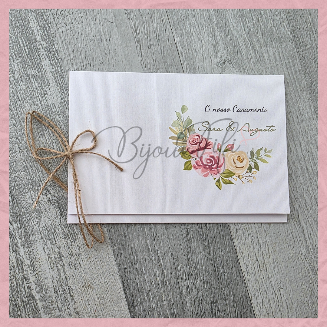 Convite Wedding "MB014"