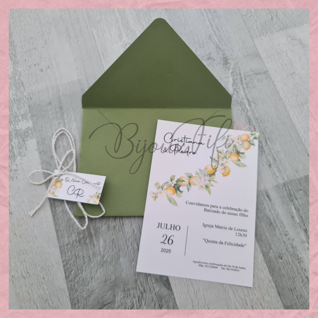 Convite Wedding "Lemon" MB063