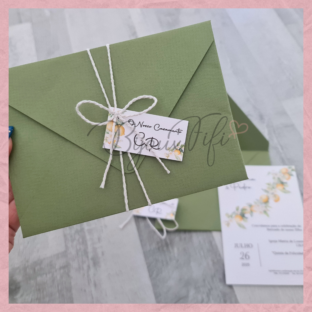 Convite Wedding "Lemon" MB063