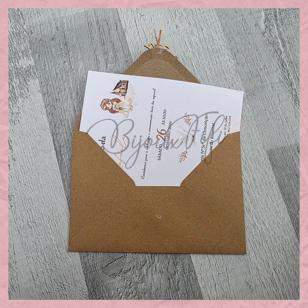 Convite Envelope "Religious"