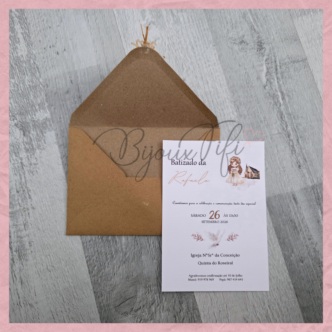 Convite Envelope "Religious"