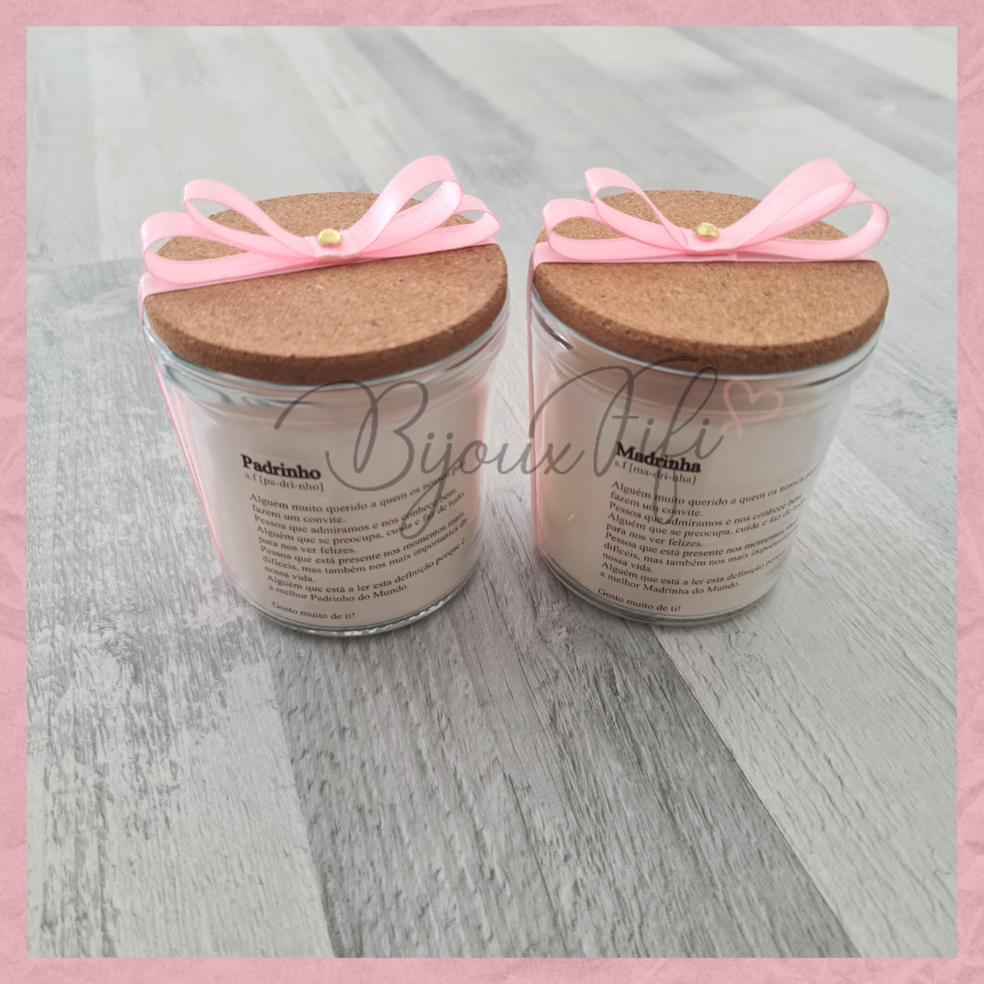 Vela com tampa "Cute Angel" Rose