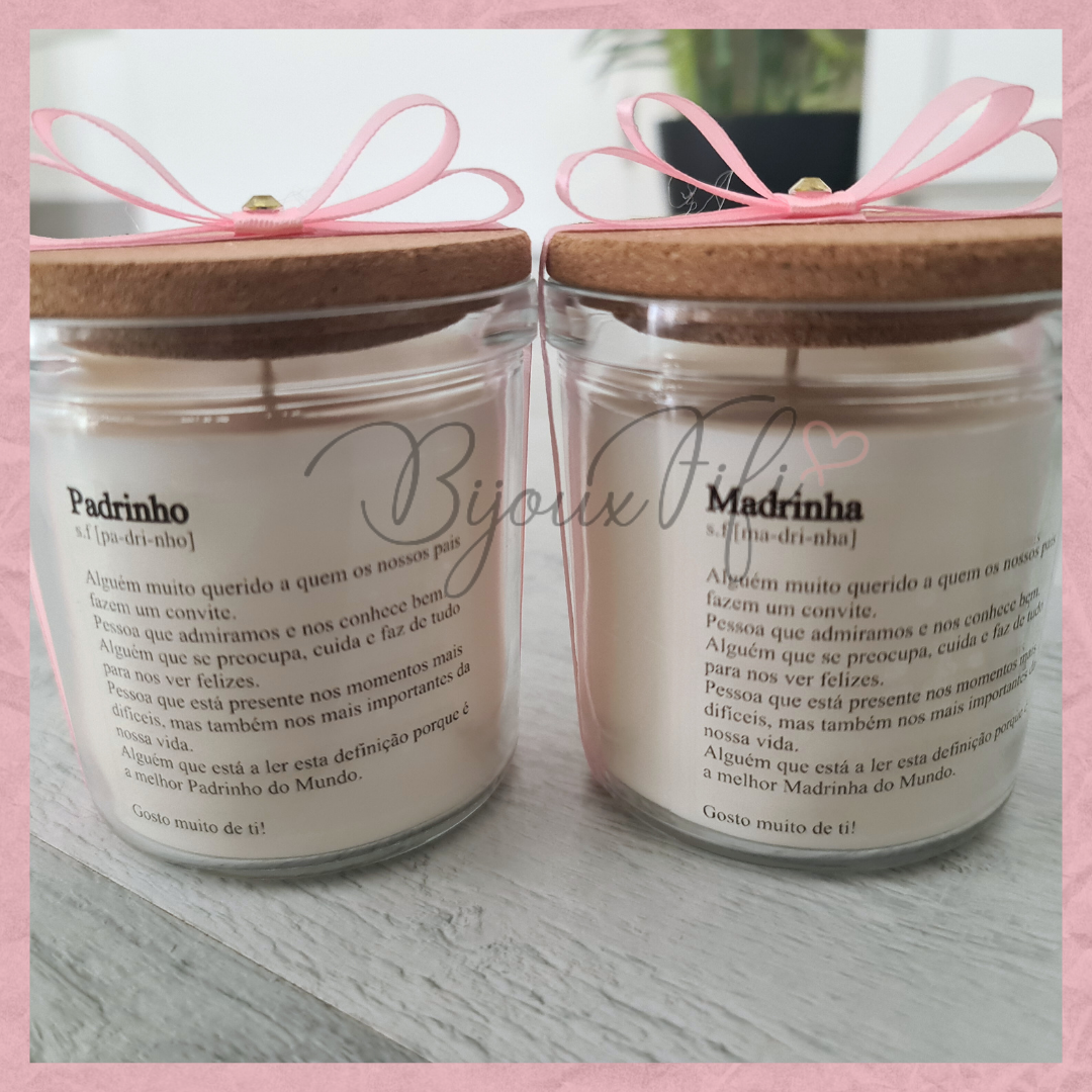 Vela com tampa "Cute Angel" Rose