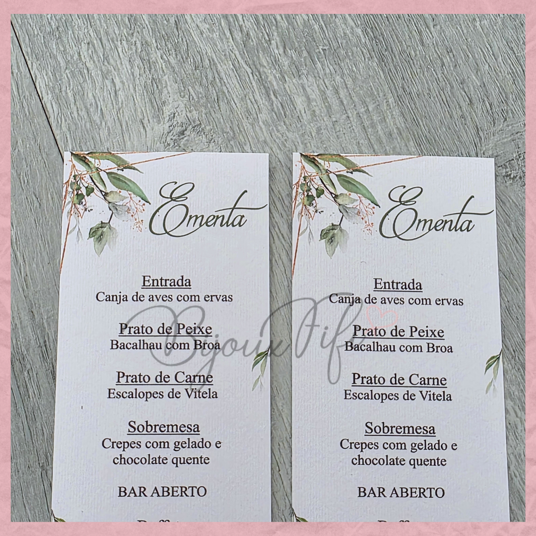 Ementa "Fly for Nature"