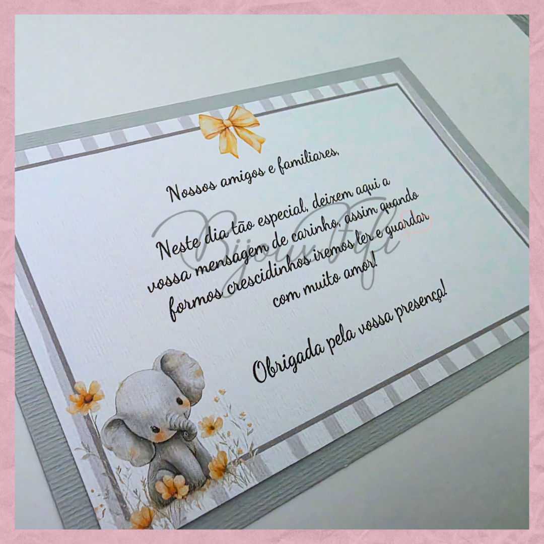 Livro de Honra A4 "Elephant"