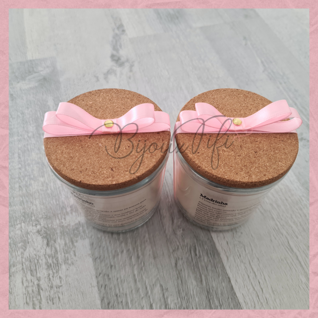 Vela com tampa "Cute Angel" Rose