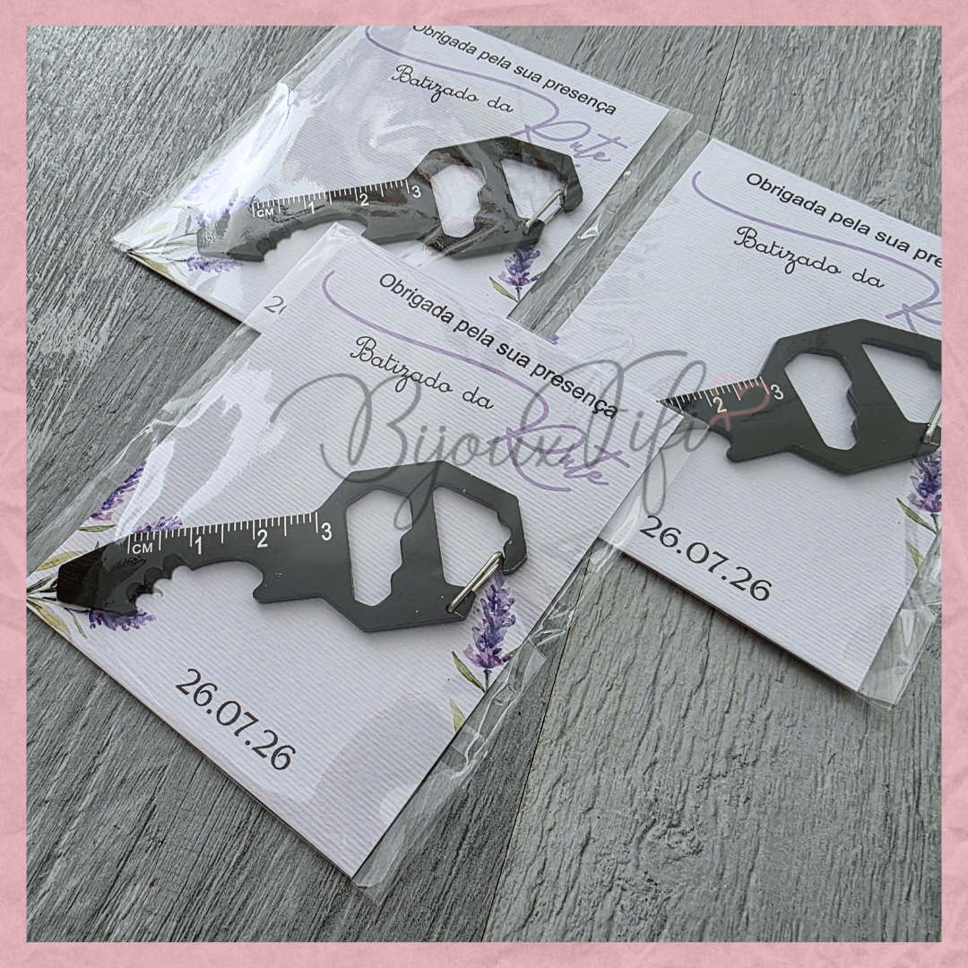 Porta-chaves ferramenta 6 funções "Lavanda"