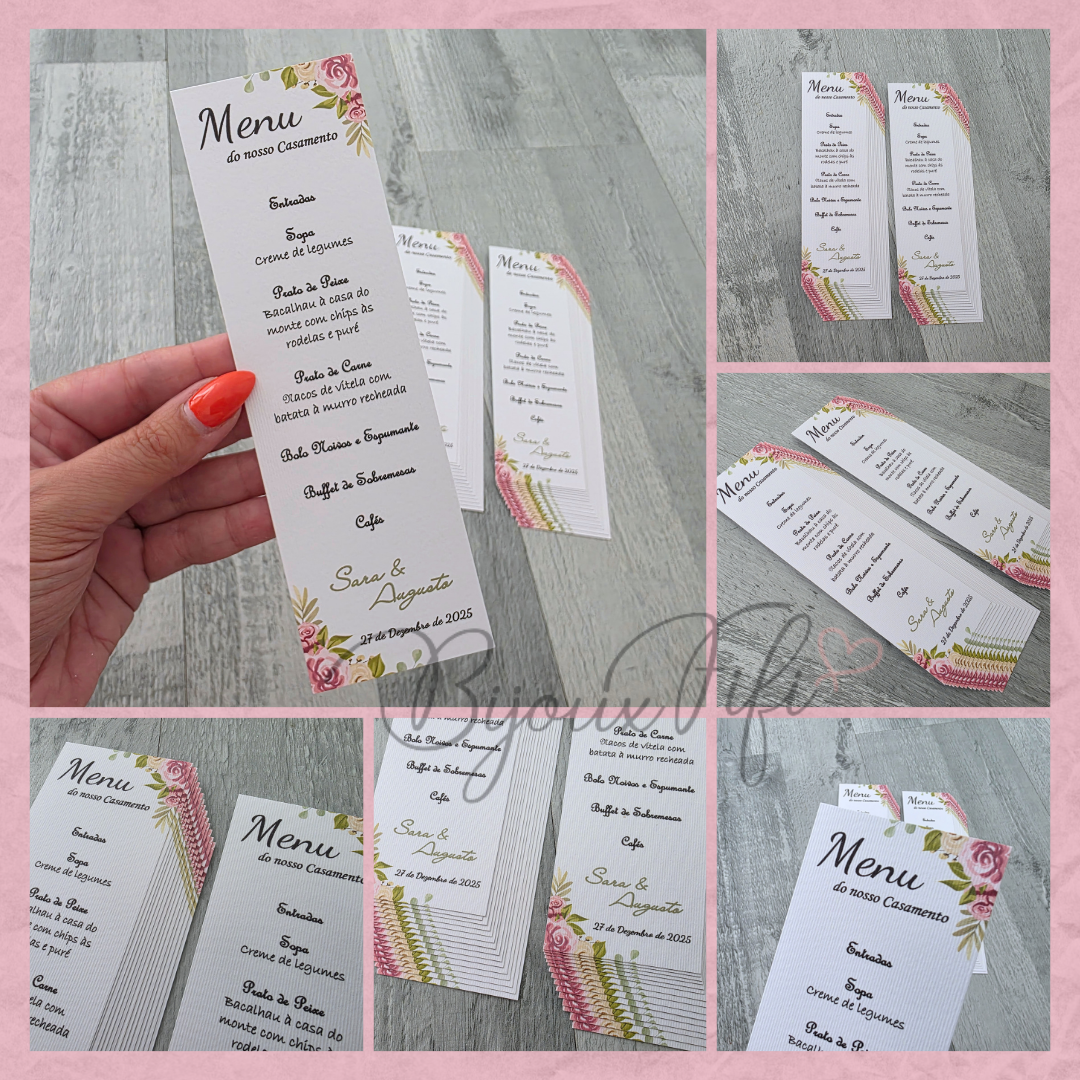 Ementa Floral "MB014"
