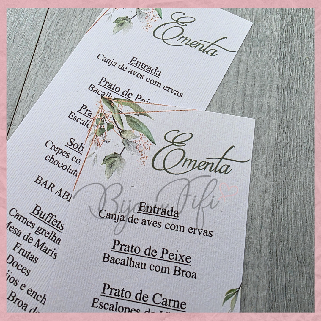 Ementa "Fly for Nature"