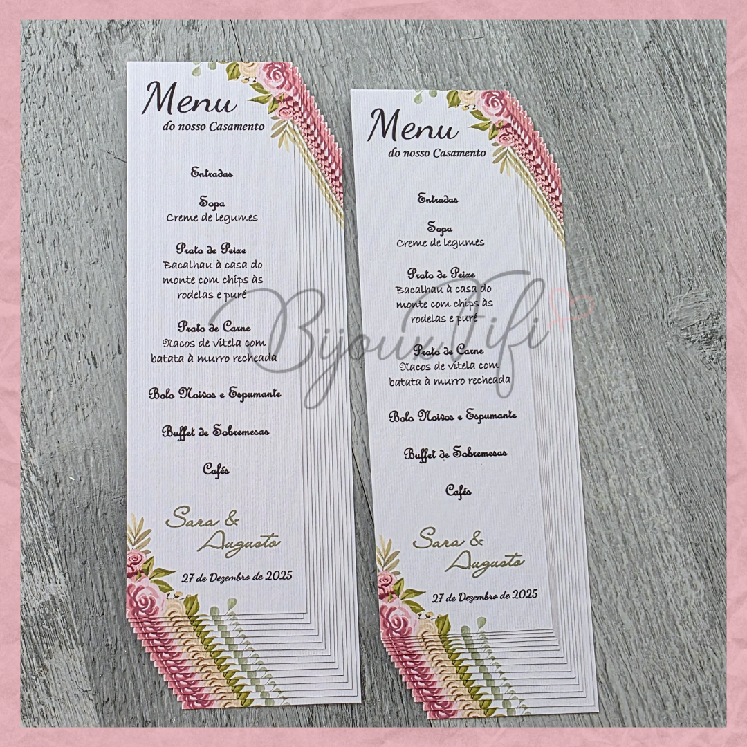 Ementa Floral "MB014"