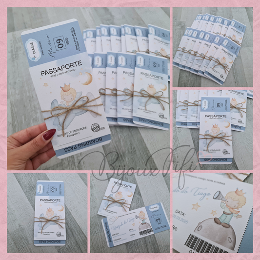 Convite Passaporte "Little Prince"