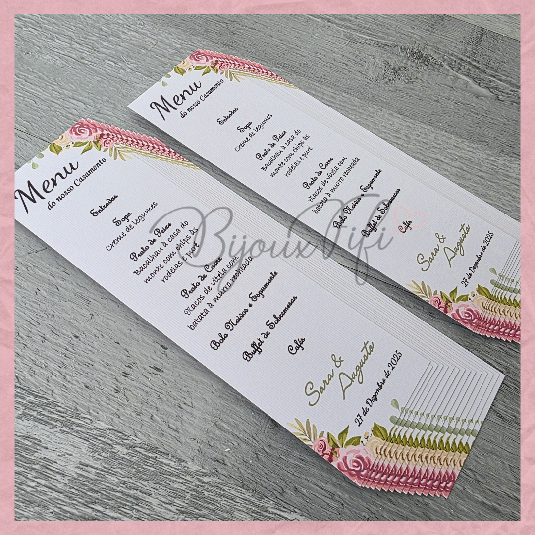 Ementa Floral "MB014"