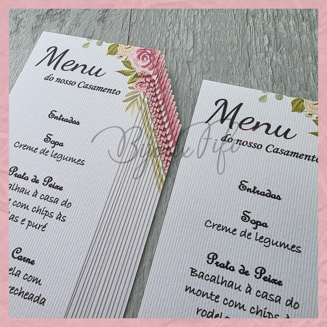Ementa Floral "MB014"