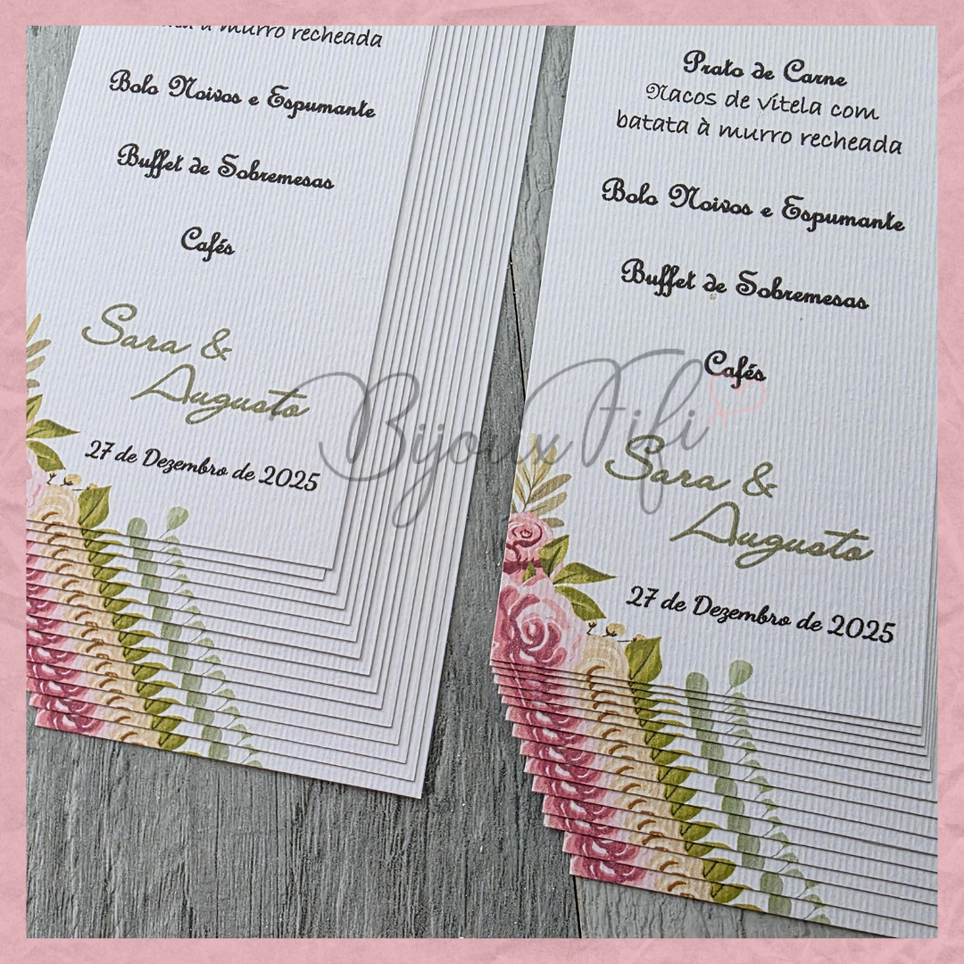 Ementa Floral "MB014"