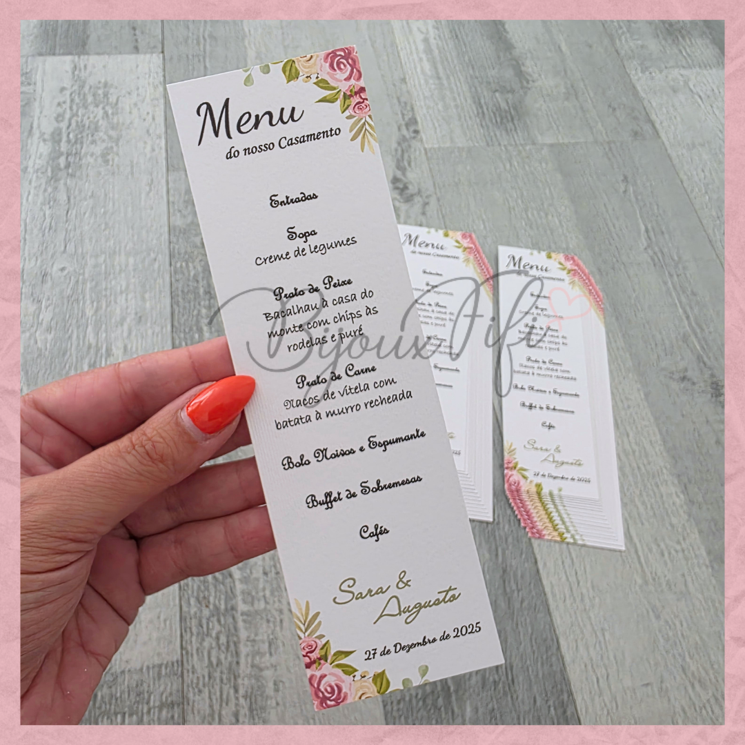 Ementa Floral "MB014"