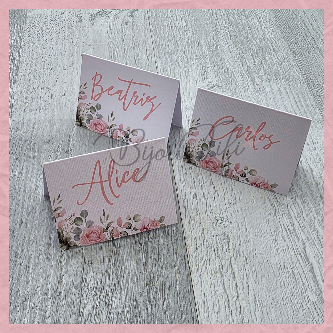 Marcador de Mesa Individual "Old Rose"