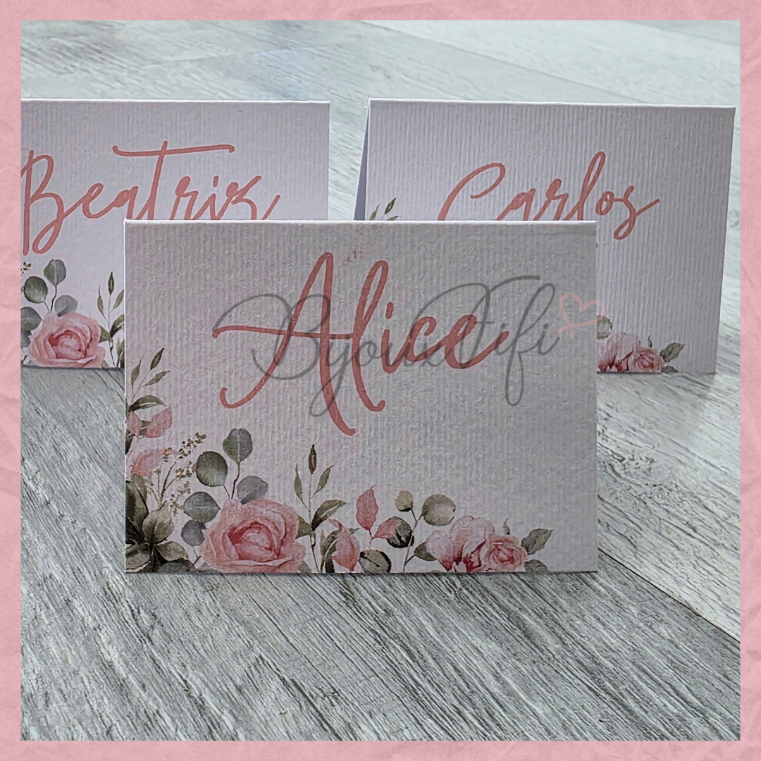 Marcador de Mesa Individual "Old Rose"