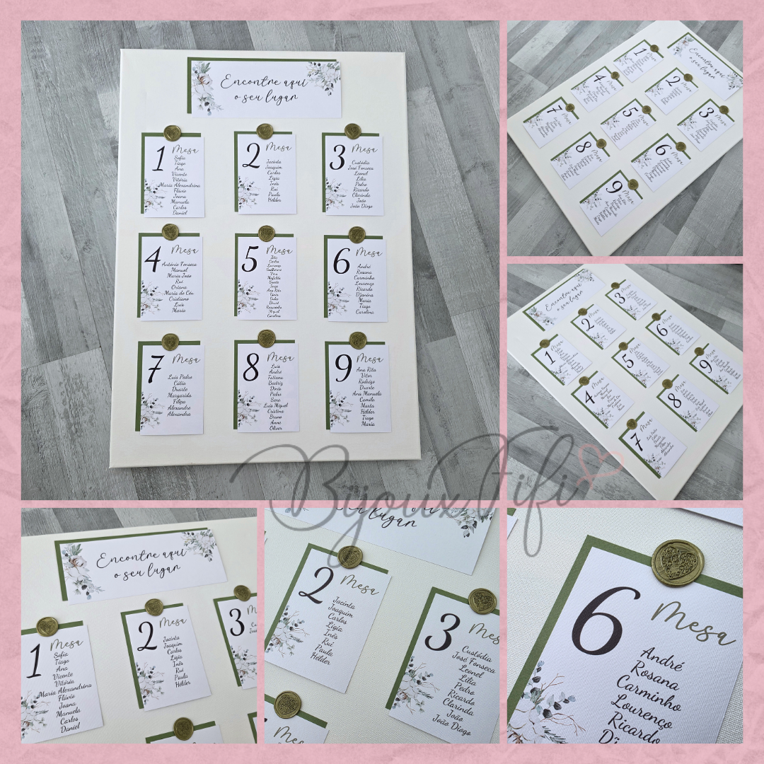 Placar de Seating-Plan "Pure Cotton" V2