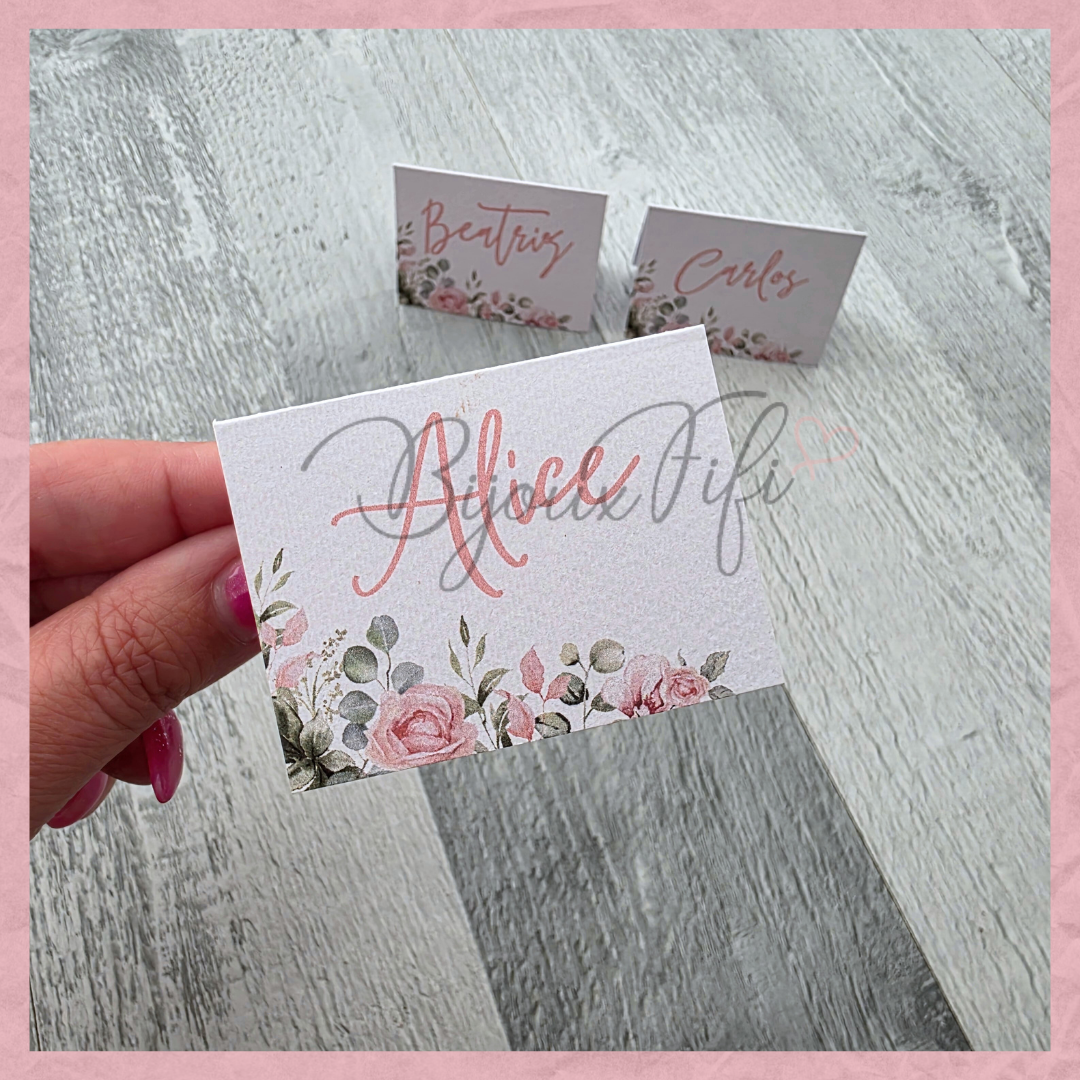 Marcador de Mesa Individual "Old Rose"