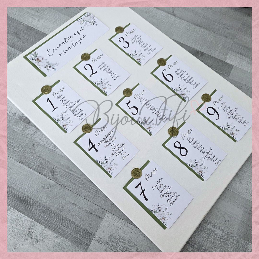 Placar de Seating-Plan "Pure Cotton" V2