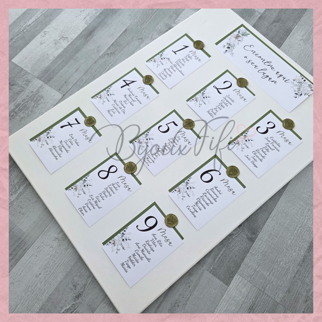 Placar de Seating-Plan "Pure Cotton" V2