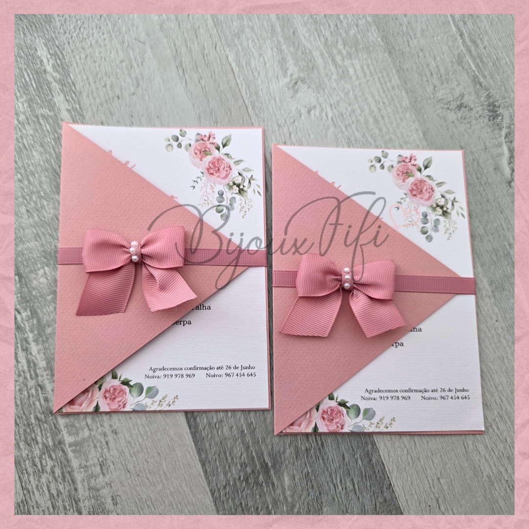 Convite Wedding Capa "Old Rose"