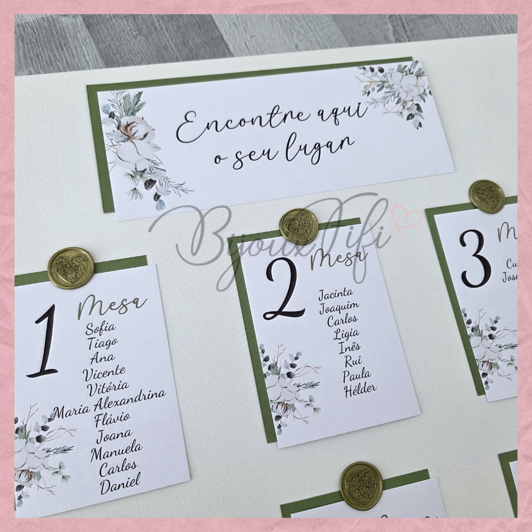 Placar de Seating-Plan "Pure Cotton" V2